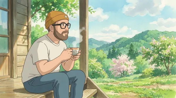 The person as a character in a warm